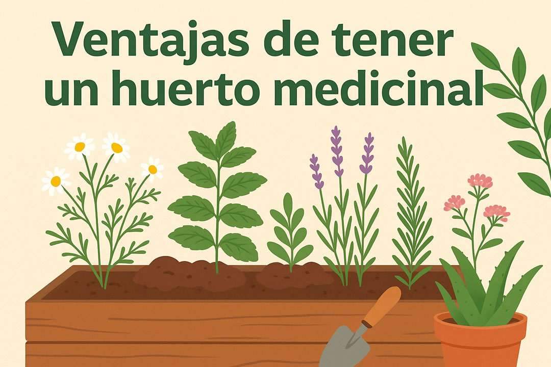 🌼 Las ventajas de tener un huerto medicinal